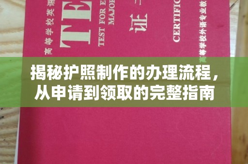 郾城揭秘护照制作的办理流程，从申请到领取的完整指南